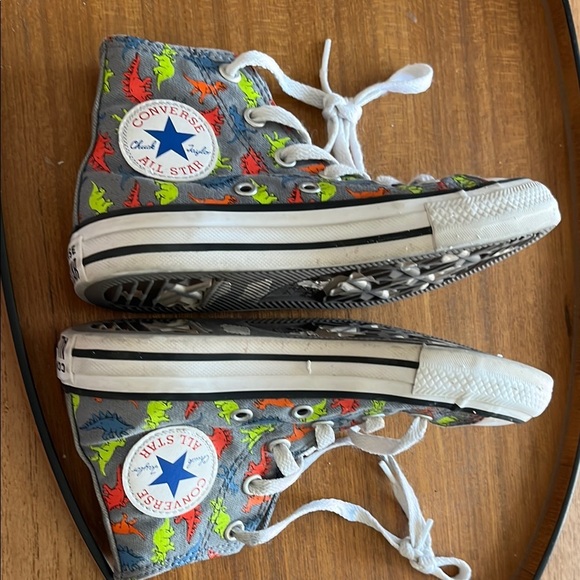 Converse dinosaur High-Top Sneakers-Dinoverse size 12 - Picture 6 of 8